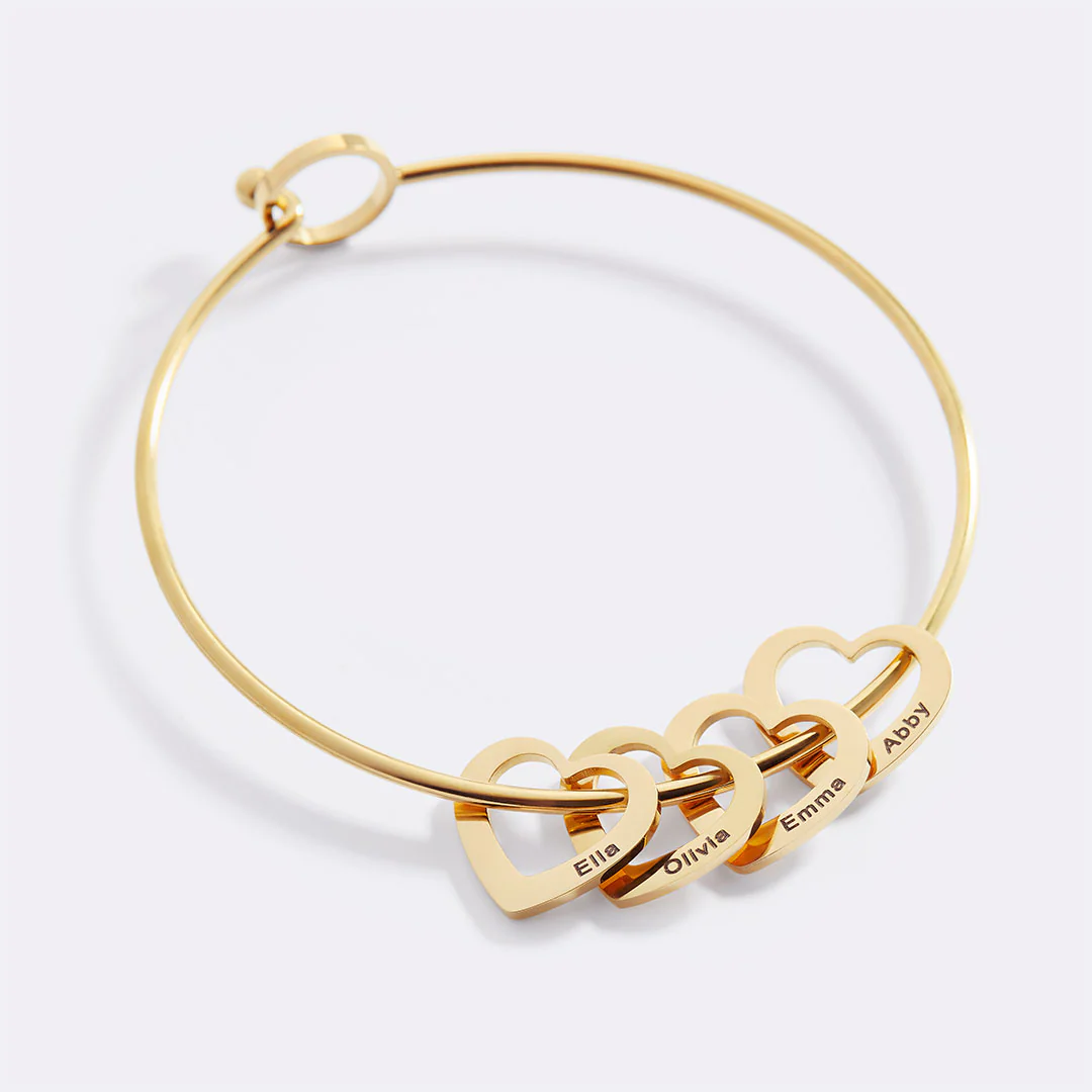 Personalized Hearts Love Bracelet - Image 10