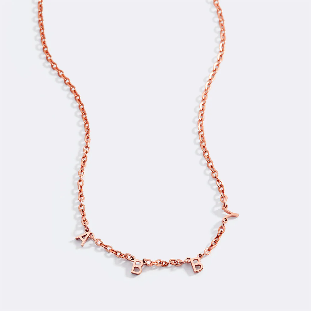 Personalized Minimalist Letter Necklace - Image 20