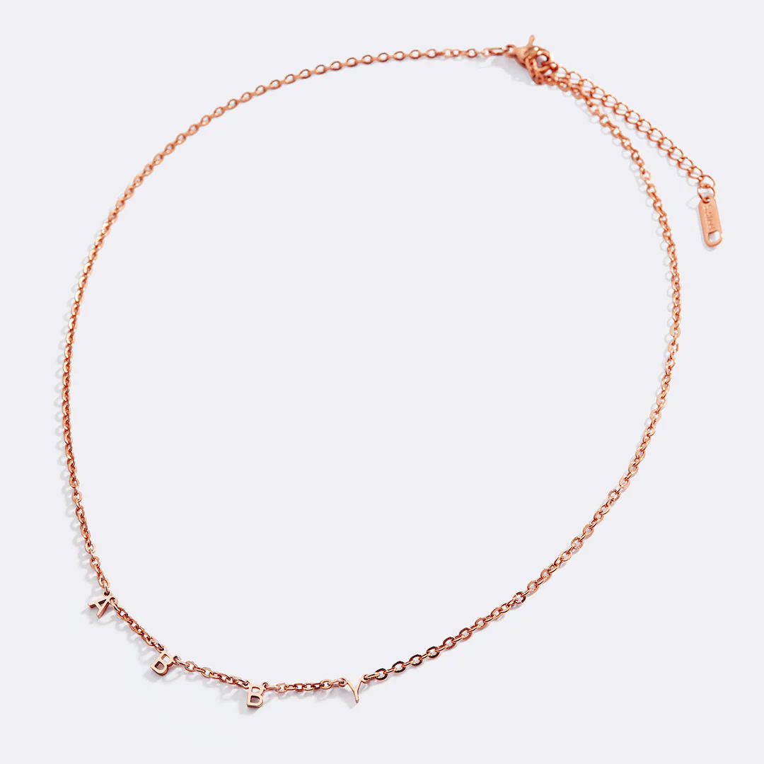 Personalized Minimalist Letter Necklace - Image 22