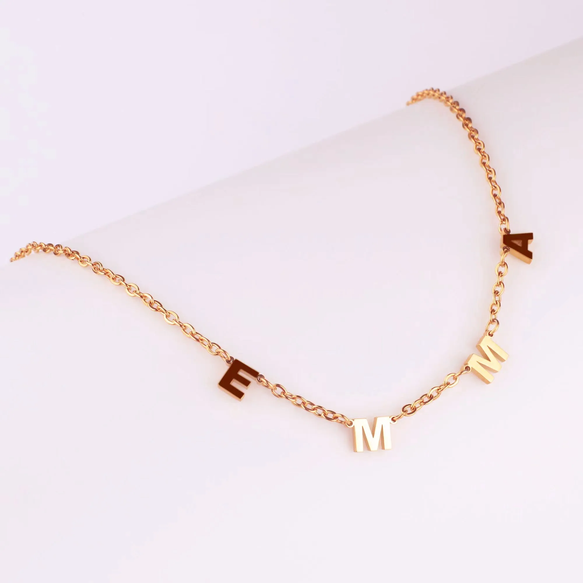 Personalized Minimalist Letter Necklace - Image 9