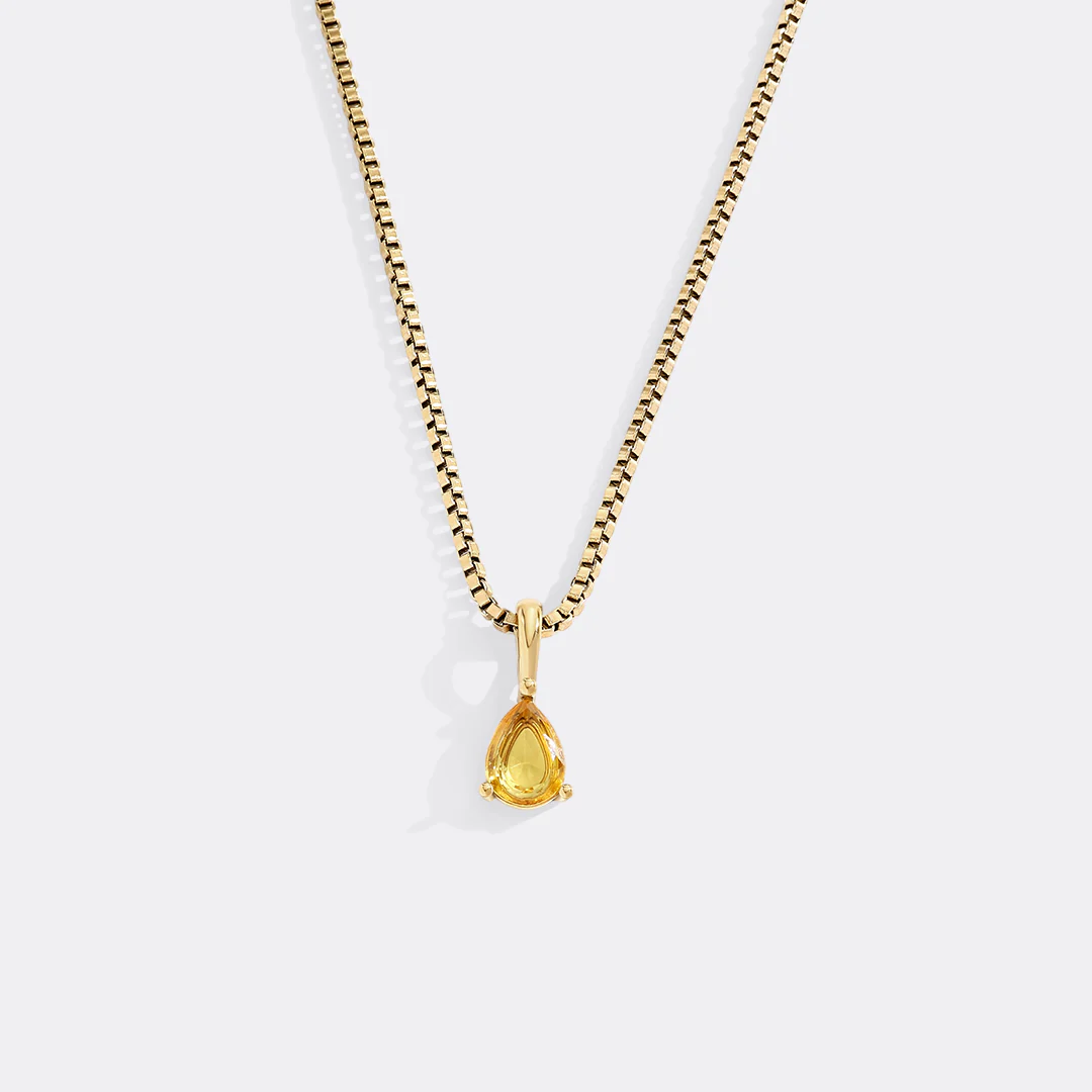 Personalized Multi-Birthstone Necklace - Image 3