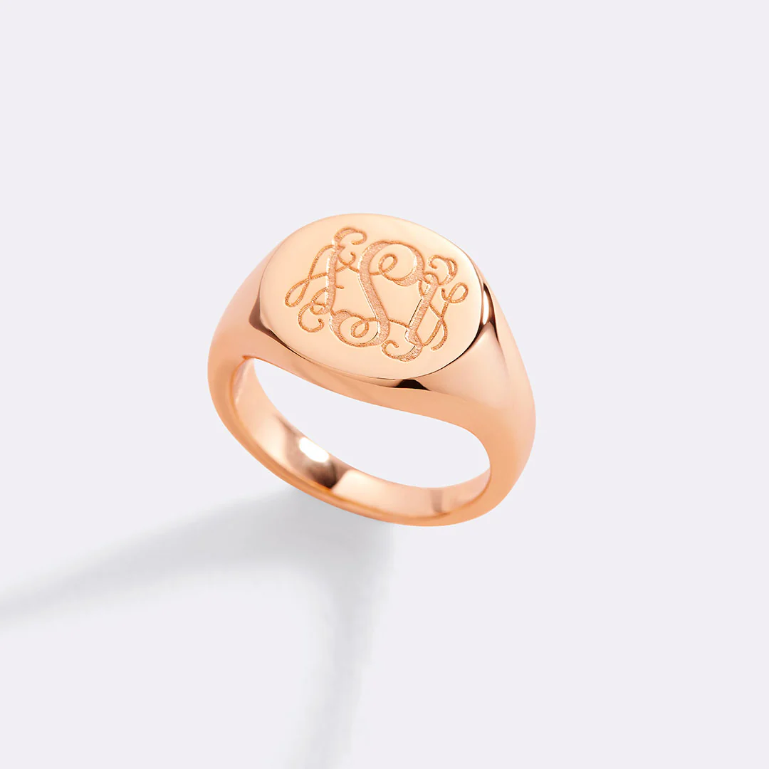 Monogram Signet Ring - Image 13