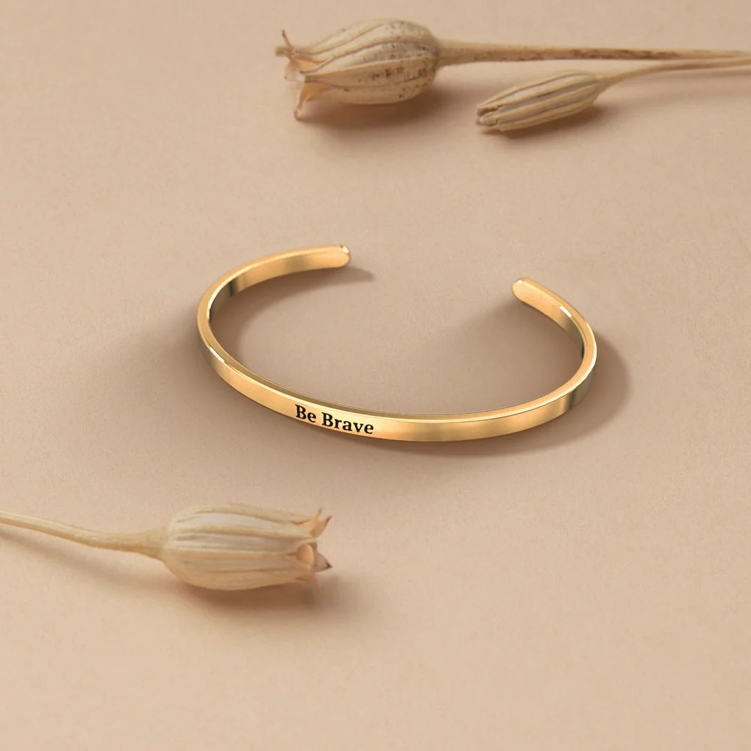Personalized Thin Cuff Bracelet - Image 13