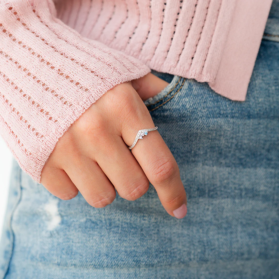 Personalized Venus Birthstone Ring - Image 10