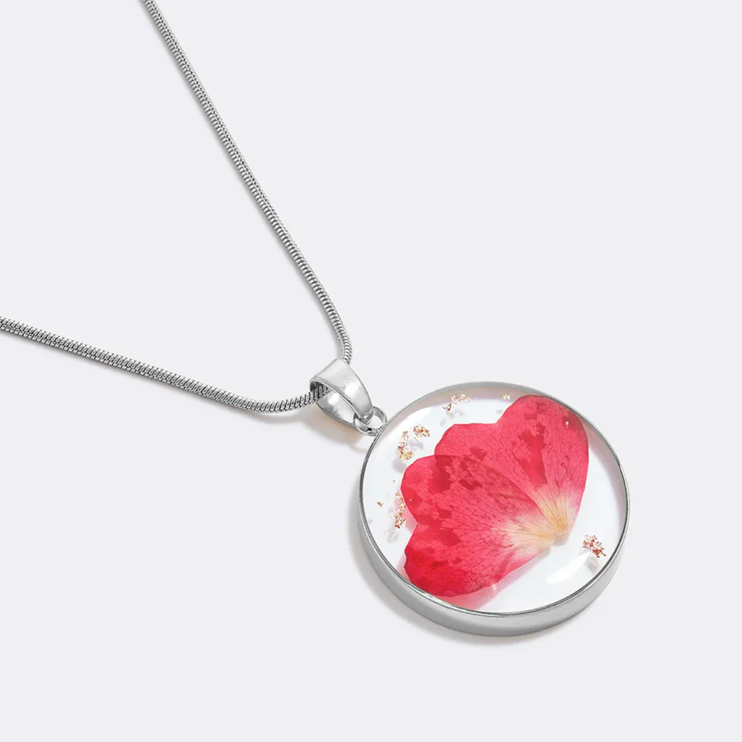 Pressed Birth Flower Necklace - Image 117