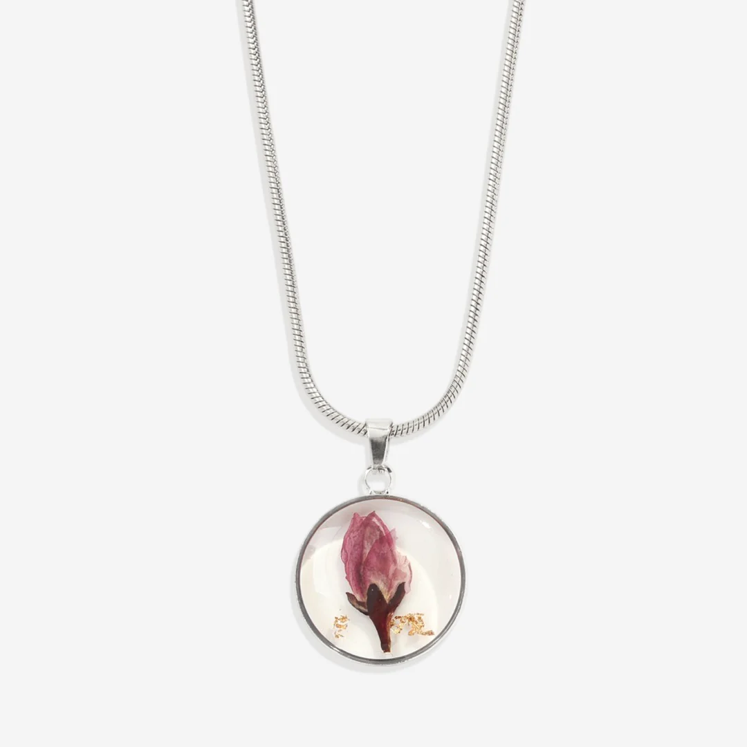 Pressed Birth Flower Necklace - Image 134
