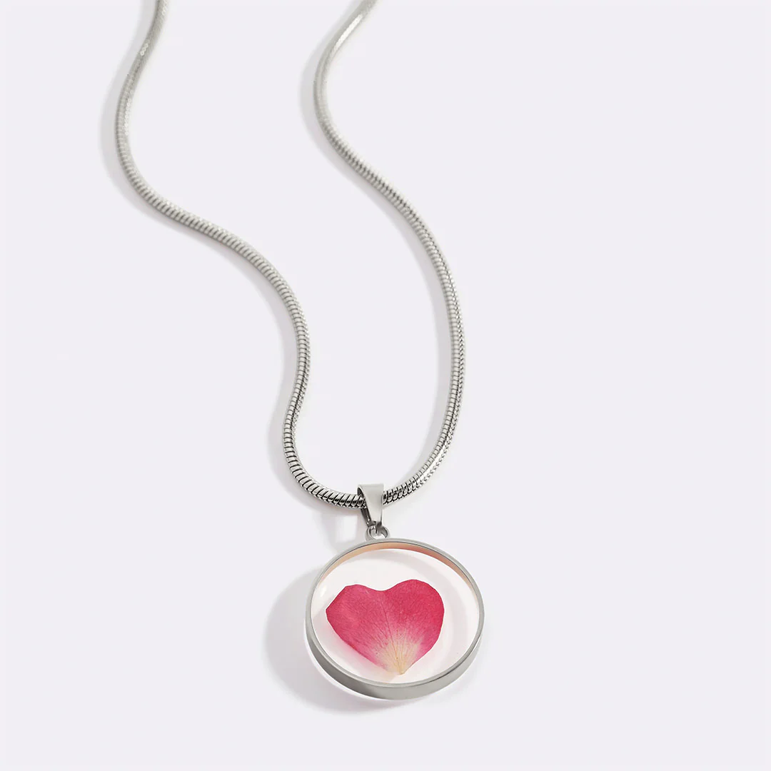 Pressed Birth Flower Necklace - Image 144
