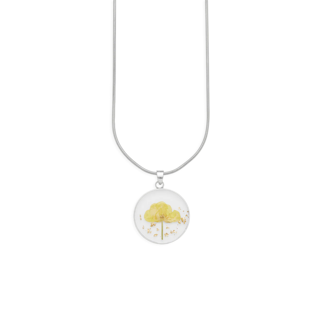 Pressed Birth Flower Necklace - Image 50