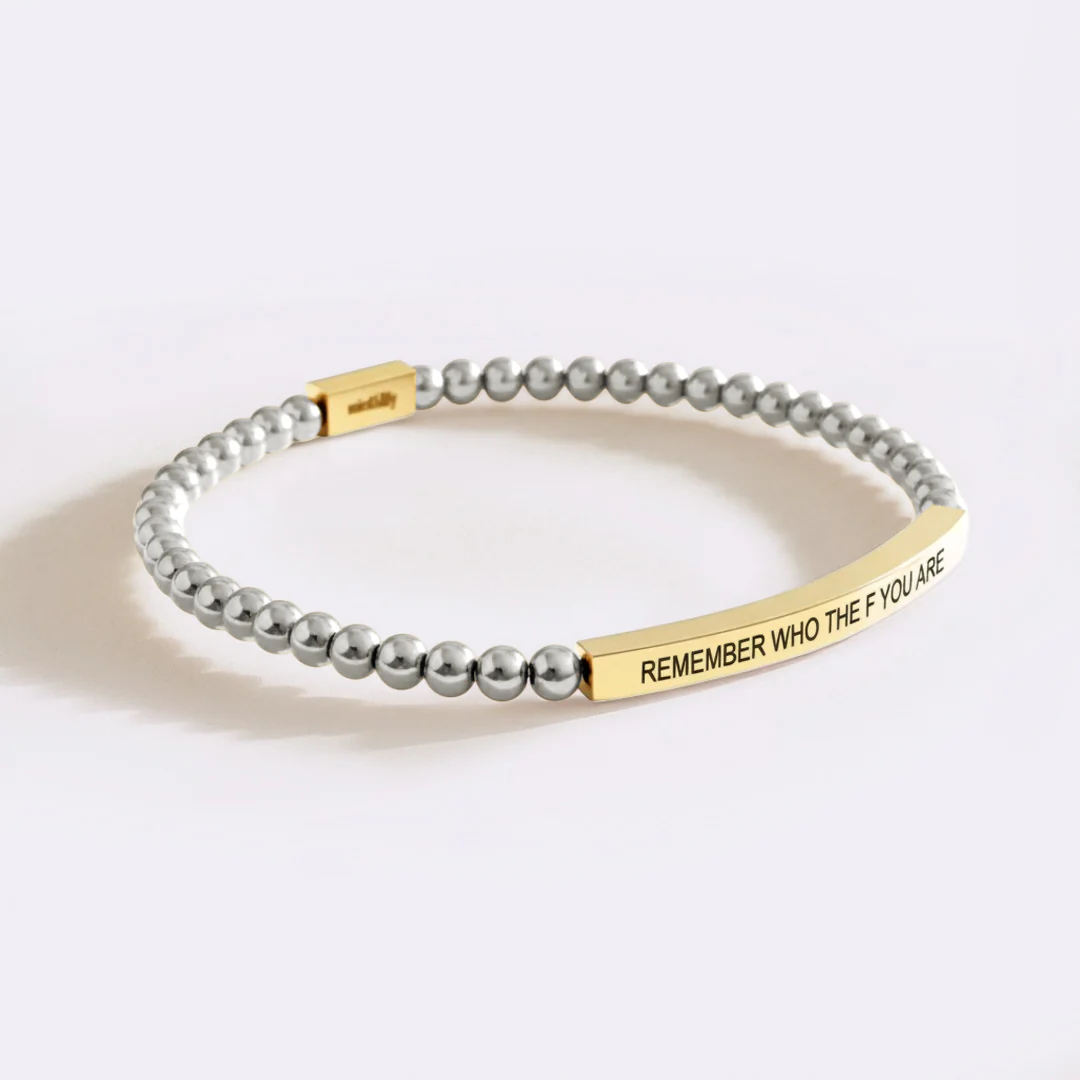 Remember Who The F You Are Beaded Inspire Bracelet - Image 12