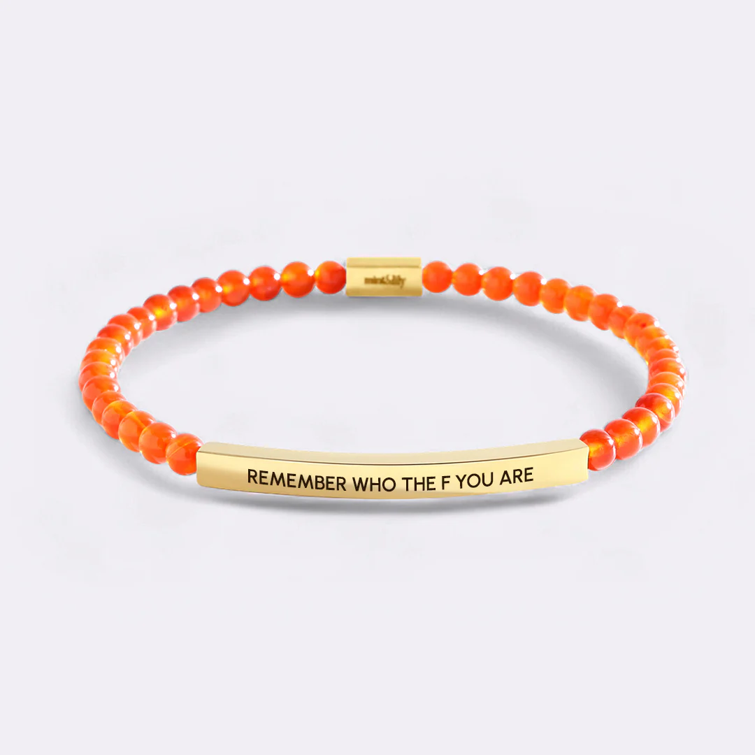 Remember Who The F You Are Beaded Inspire Bracelet - Image 15