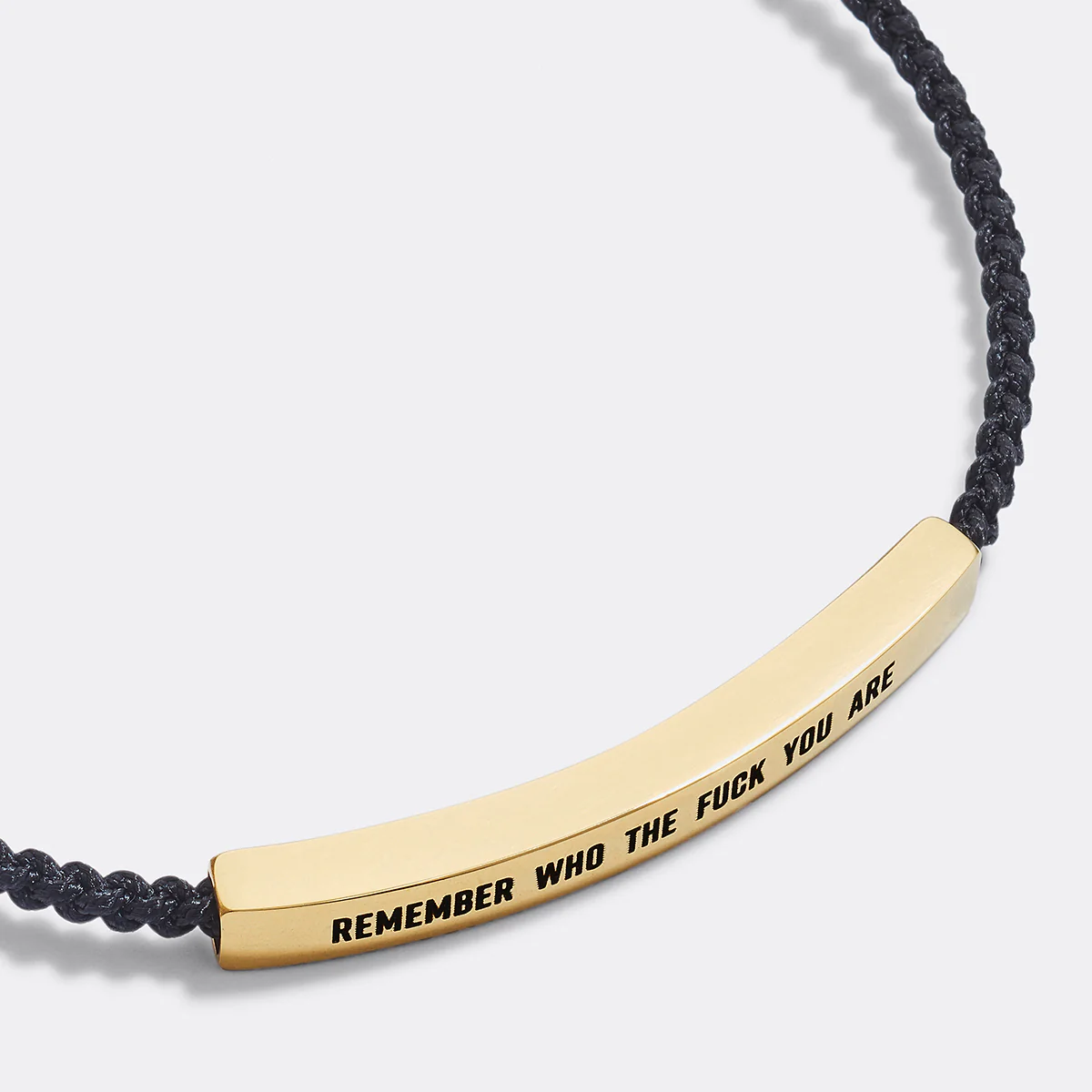 Bold Remember Who the F♥ck You Are Inspire Bracelet - Image 22