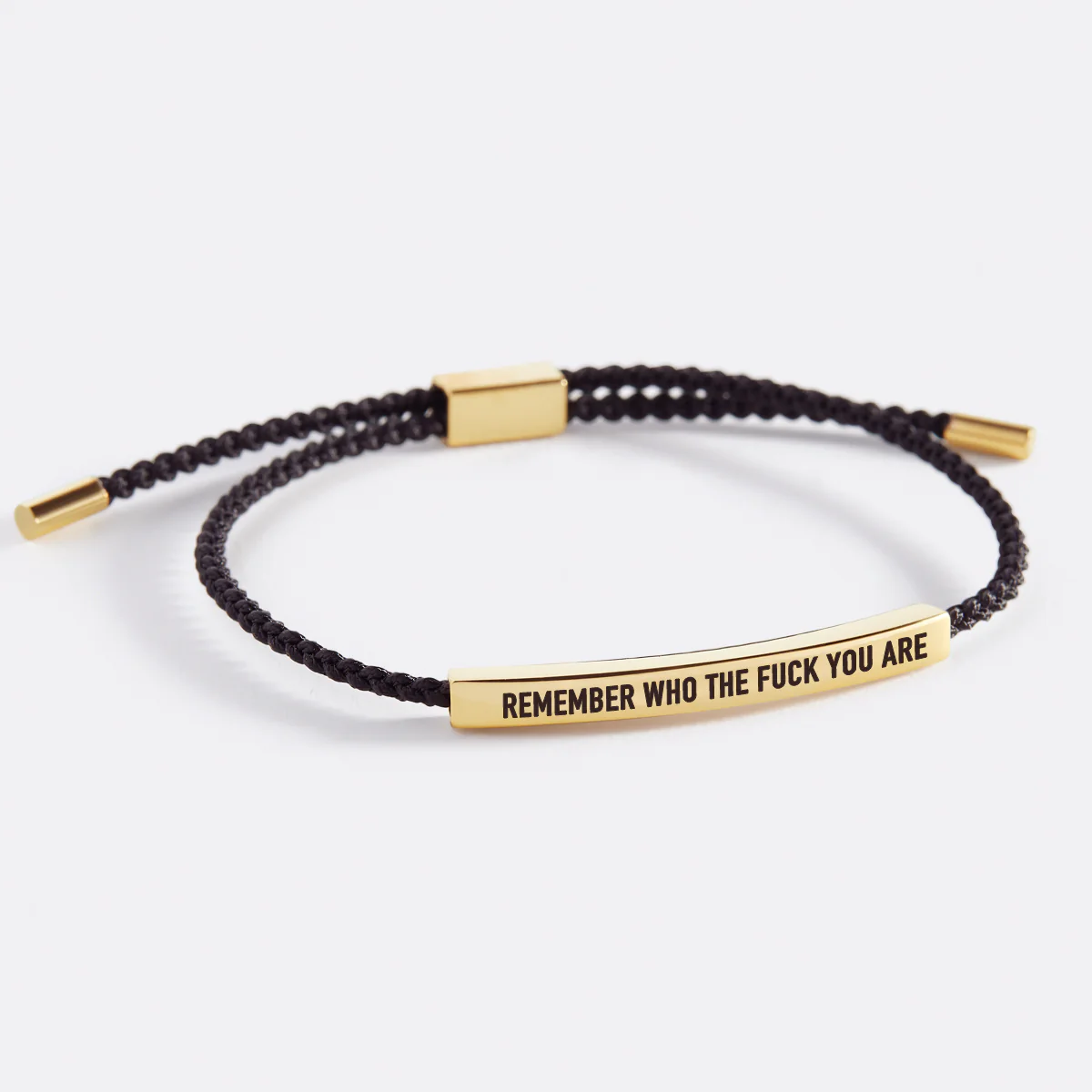 Bold Remember Who the F♥ck You Are Inspire Bracelet - Image 24