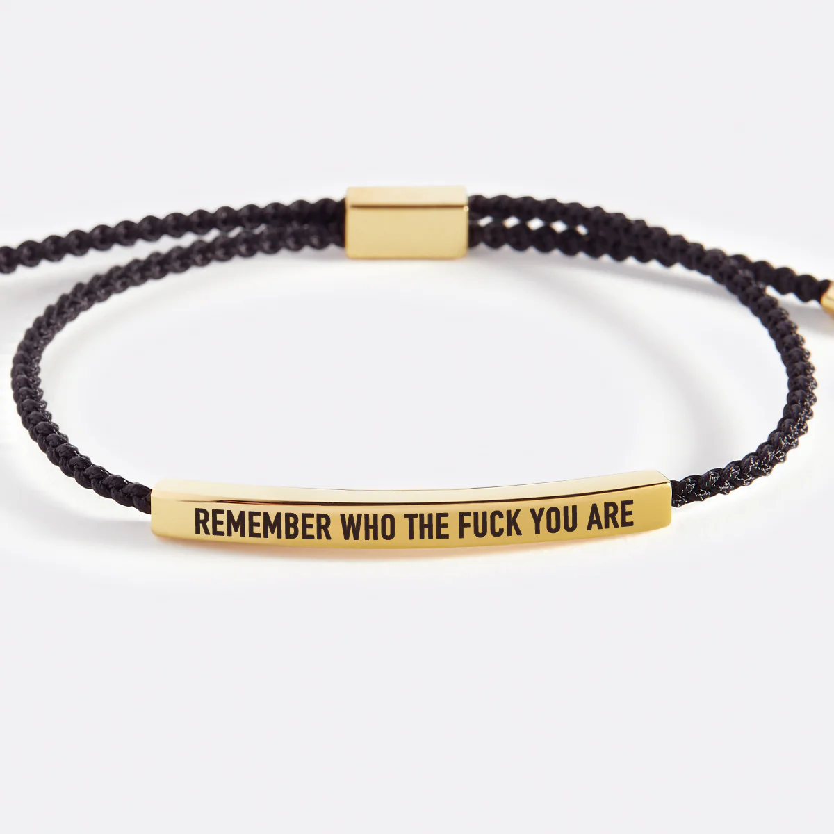 Bold Remember Who the F♥ck You Are Inspire Bracelet - Image 36