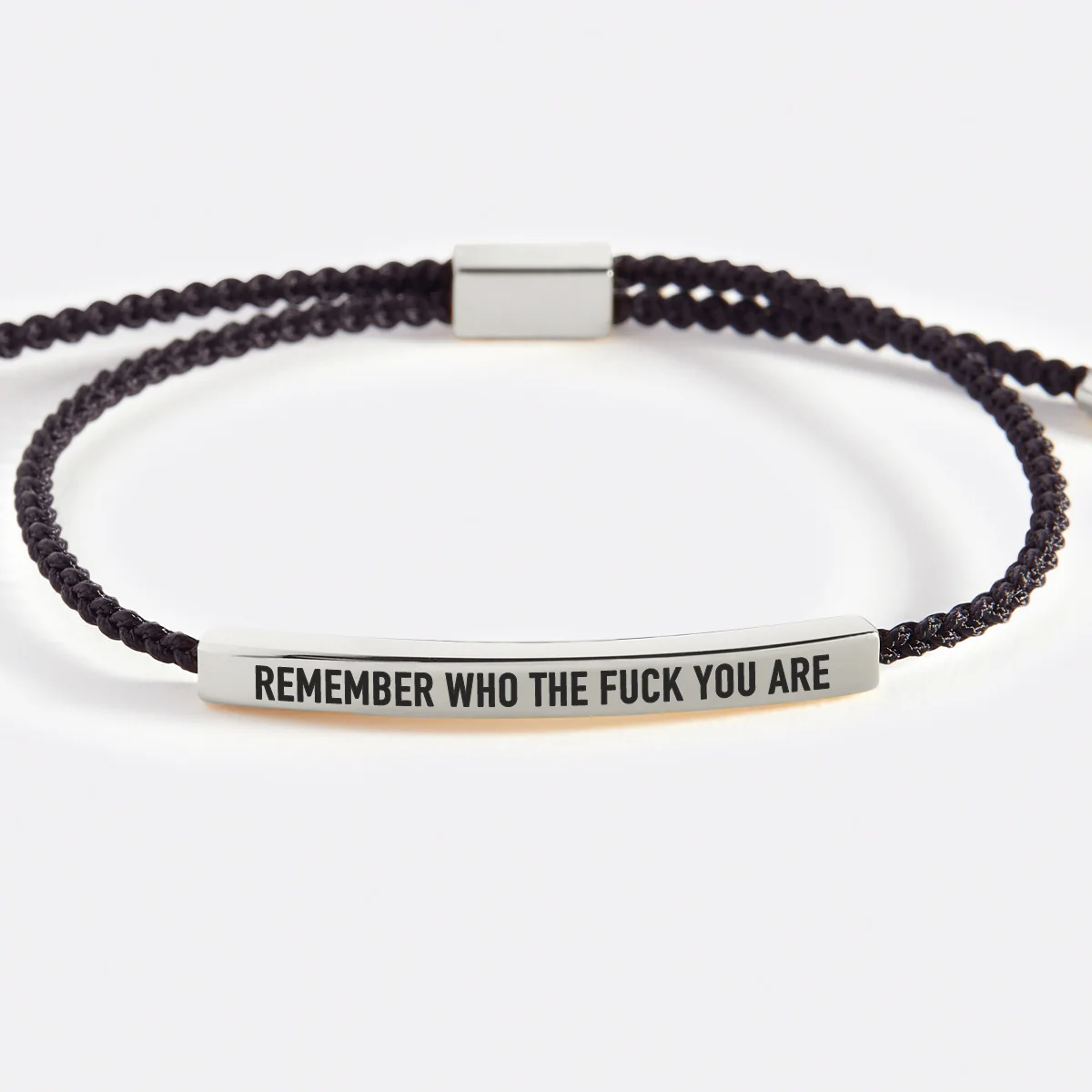Bold Remember Who the F♥ck You Are Inspire Bracelet - Image 37