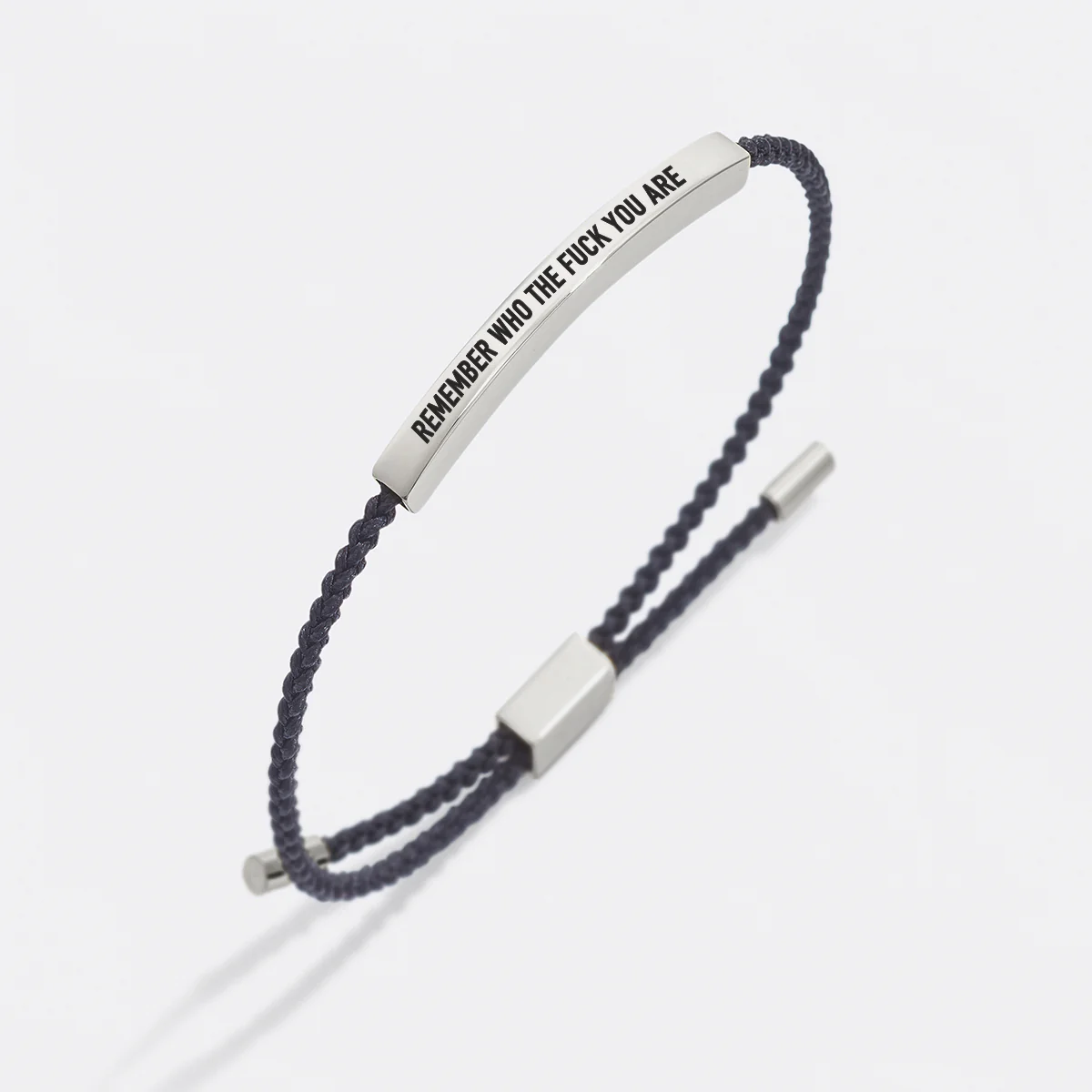Bold Remember Who the F♥ck You Are Inspire Bracelet - Image 40