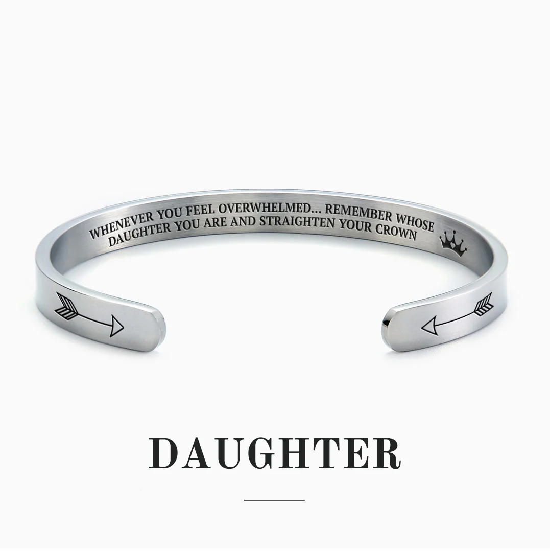 Remember Who You Are and Straighten Your Crown Cuff Bracelet - Image 24
