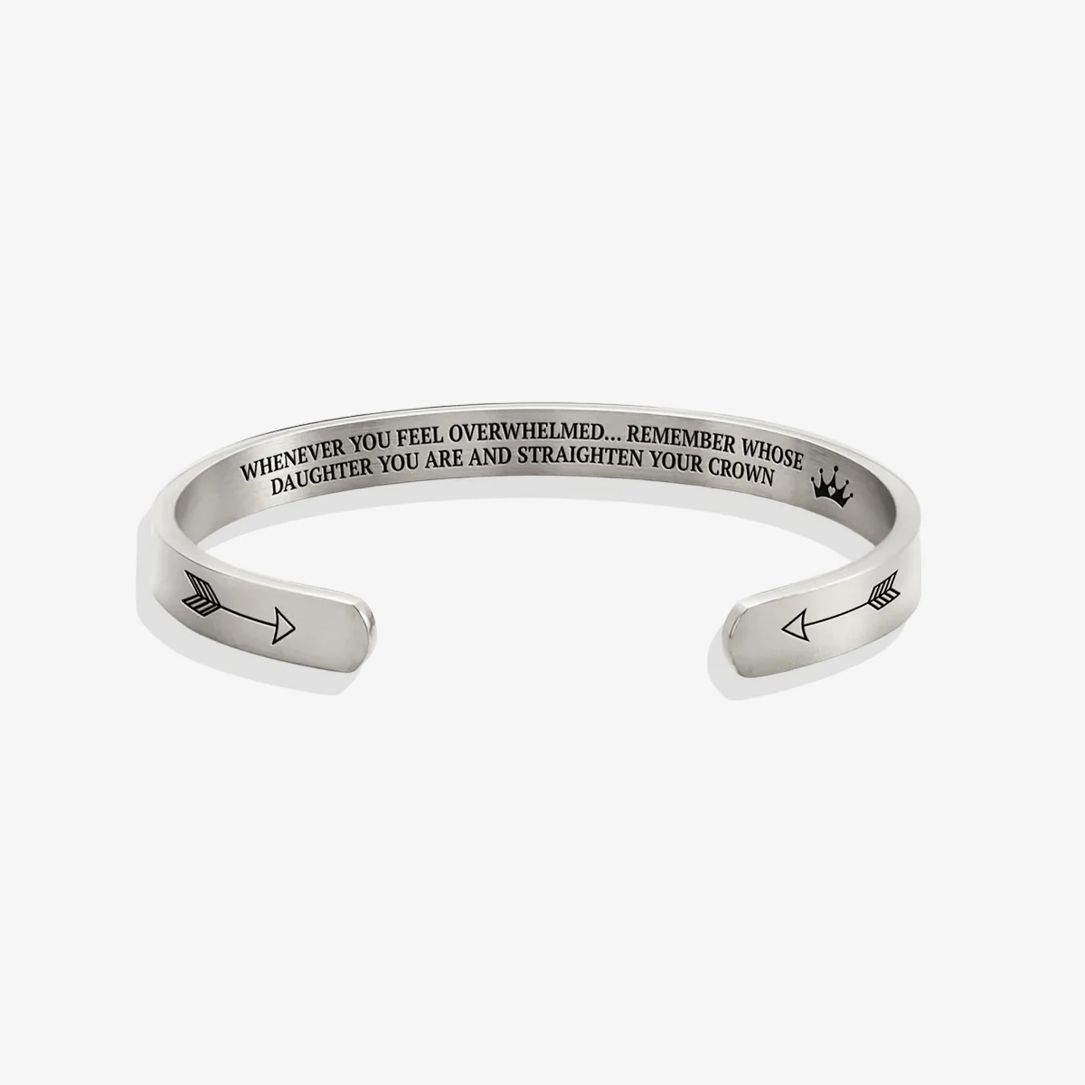 Remember Who You Are and Straighten Your Crown Cuff Bracelet - Image 25