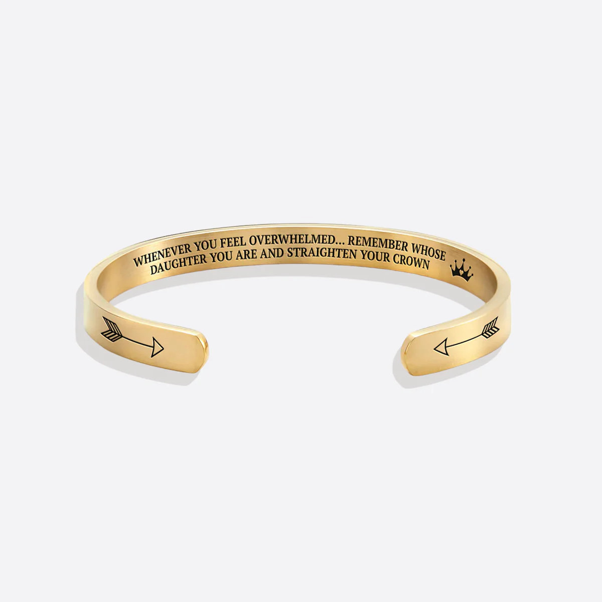 Remember Who You Are and Straighten Your Crown Cuff Bracelet - Image 39