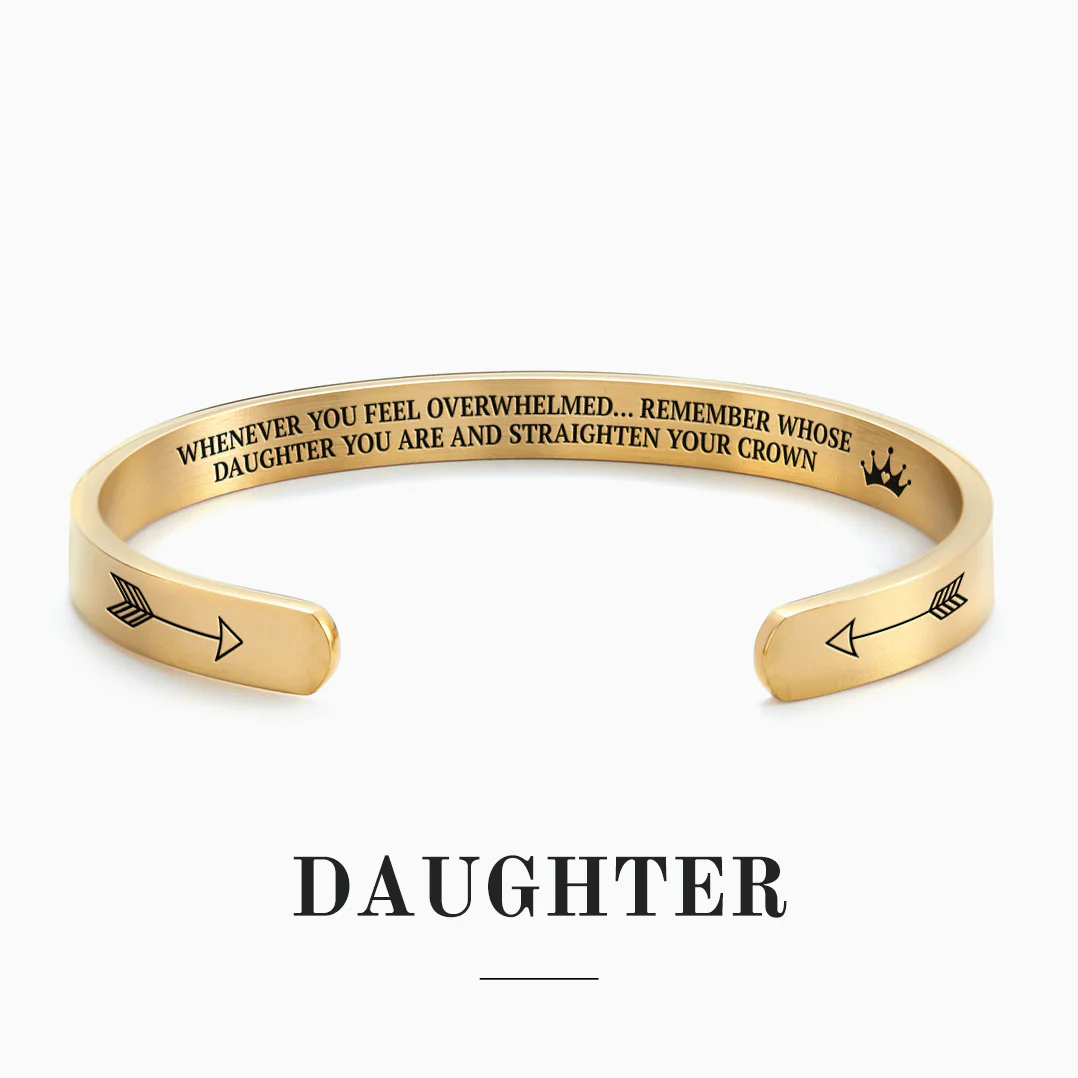 Remember Who You Are and Straighten Your Crown Cuff Bracelet - Image 5