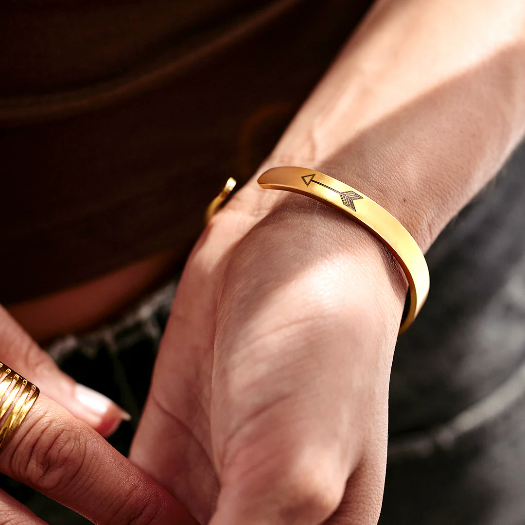 Remember Who You Are and Straighten Your Crown Cuff Bracelet - Image 53