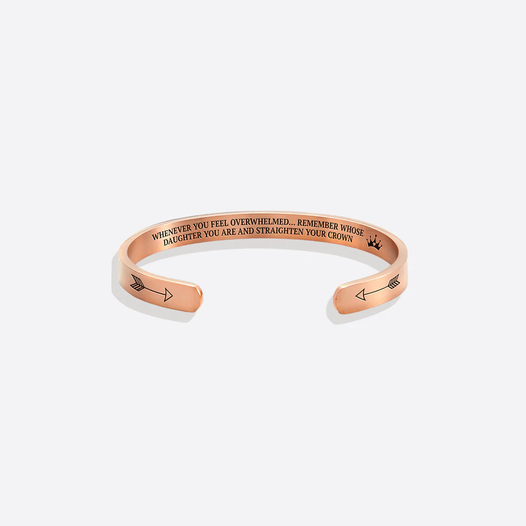 Remember Who You Are and Straighten Your Crown Cuff Bracelet - Image 57