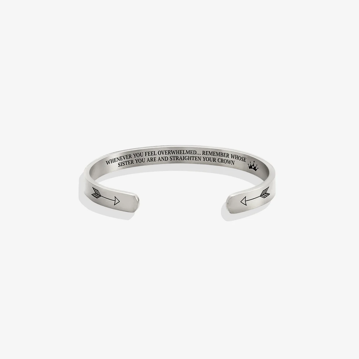 Remember Who You Are and Straighten Your Crown Cuff Bracelet - Image 74