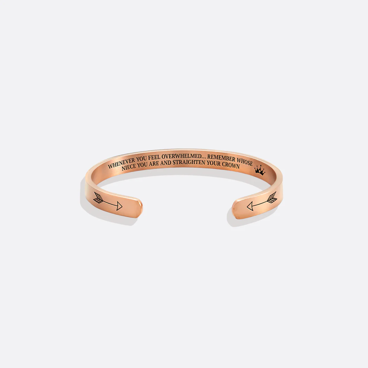 Remember Who You Are and Straighten Your Crown Cuff Bracelet - Image 79