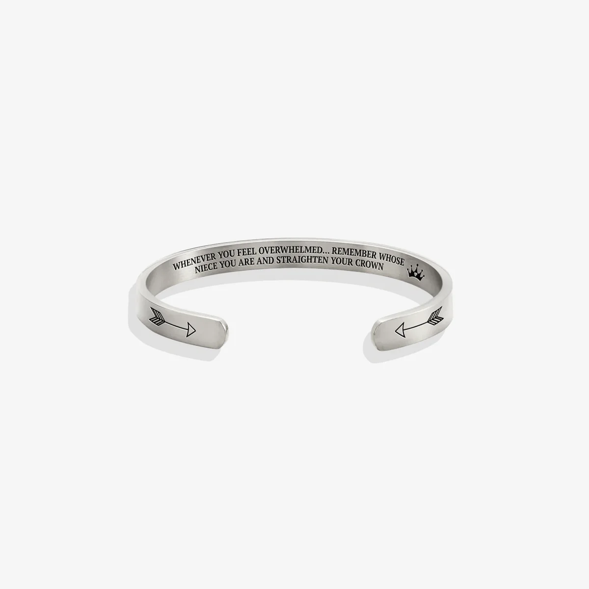 Remember Who You Are and Straighten Your Crown Cuff Bracelet - Image 80