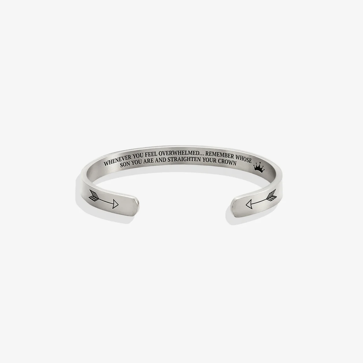 Remember Who You Are and Straighten Your Crown Cuff Bracelet - Image 83