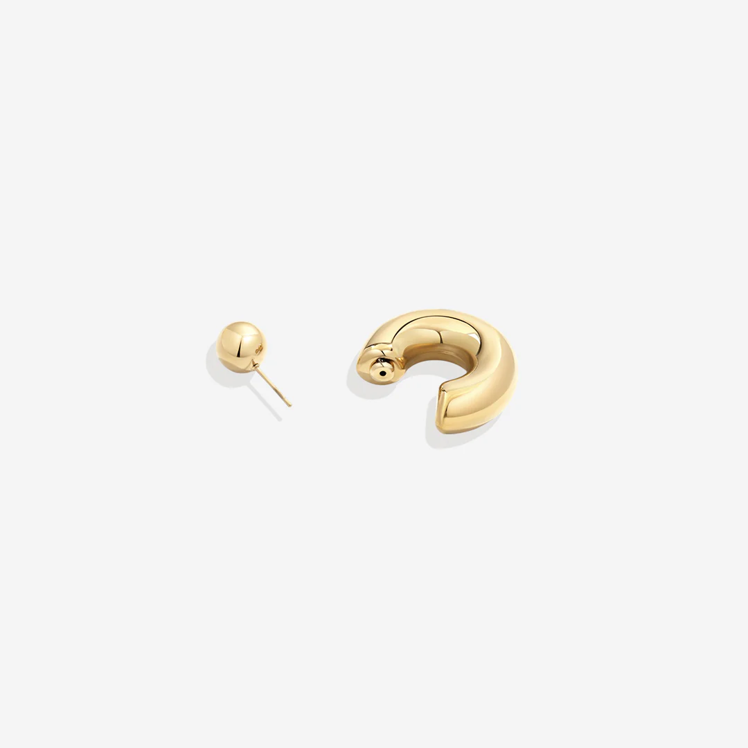 Reversible Hoop Earrings - Image 4