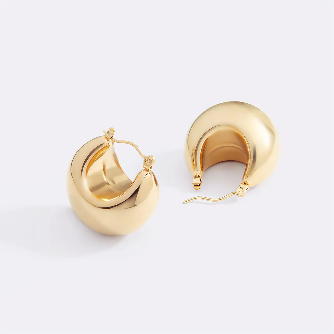 Sculpted Hoop Earrings - Image 14