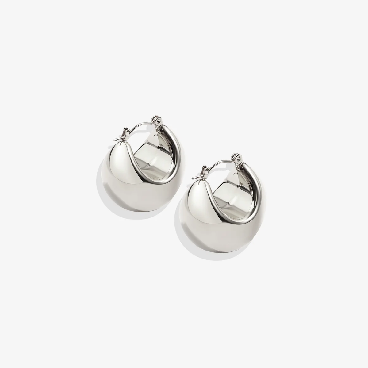 Sculpted Hoop Earrings - Image 8