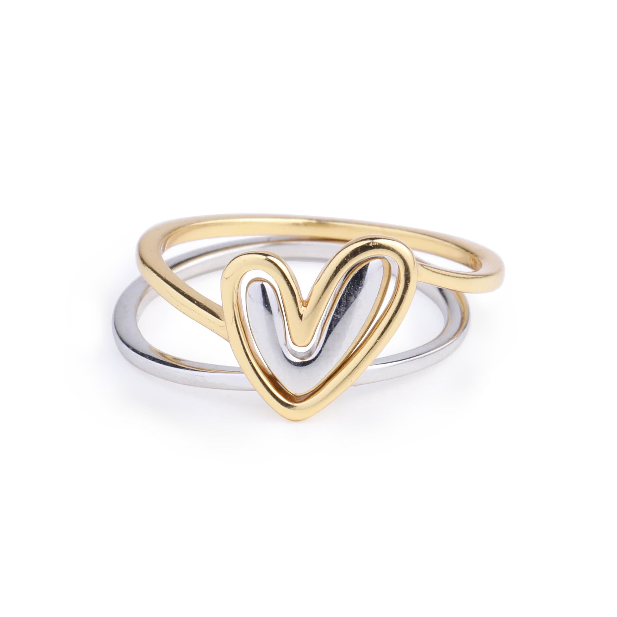 Self Love Layered Heart Ring - Image 12