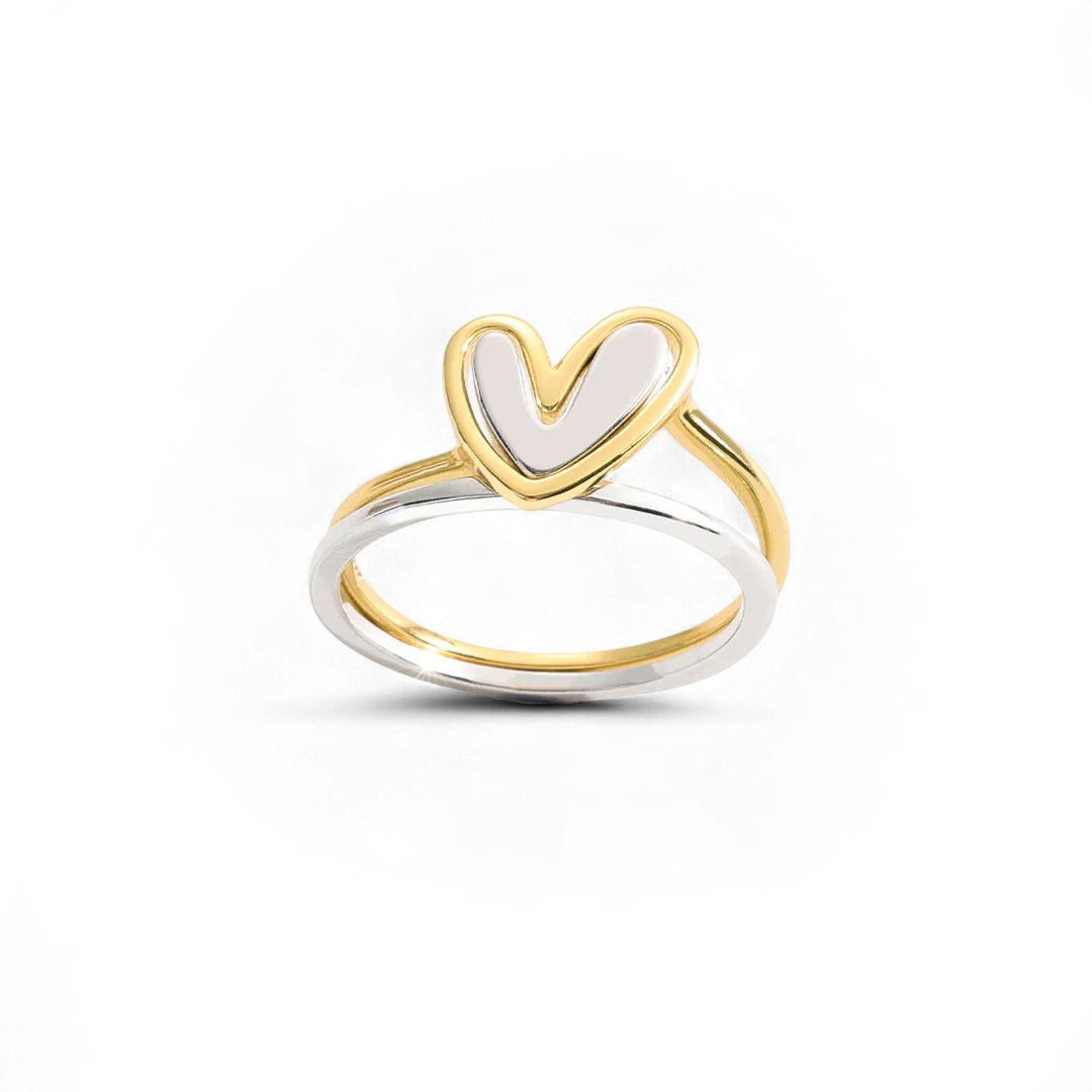Self Love Layered Heart Ring - Image 3
