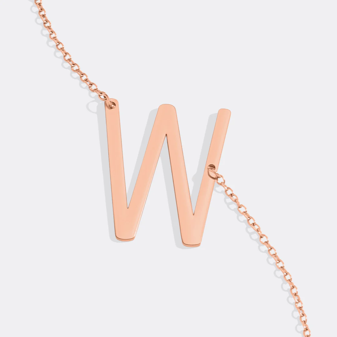 Statement Initial Necklace - Image 103
