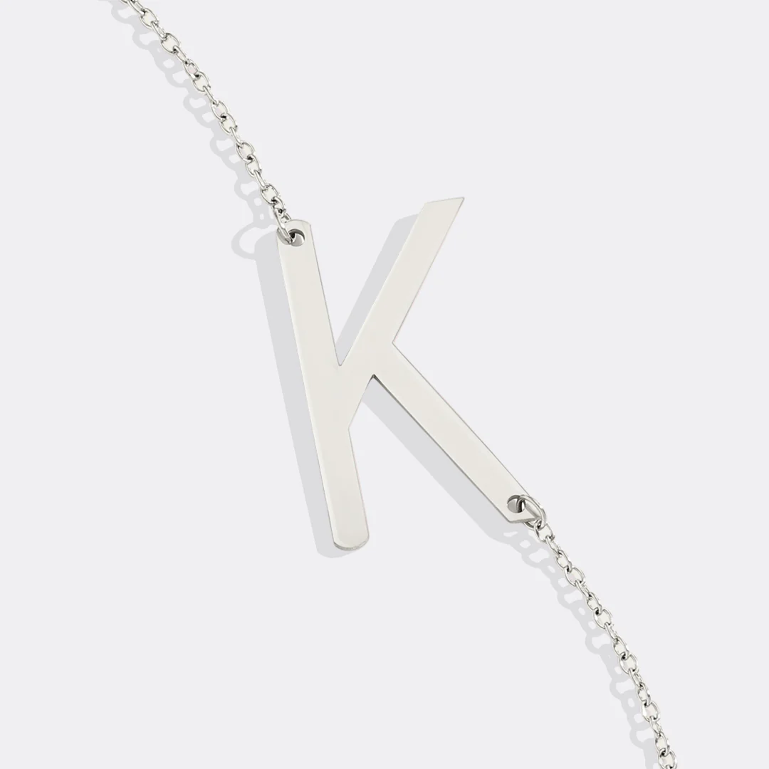 Statement Initial Necklace - Image 108
