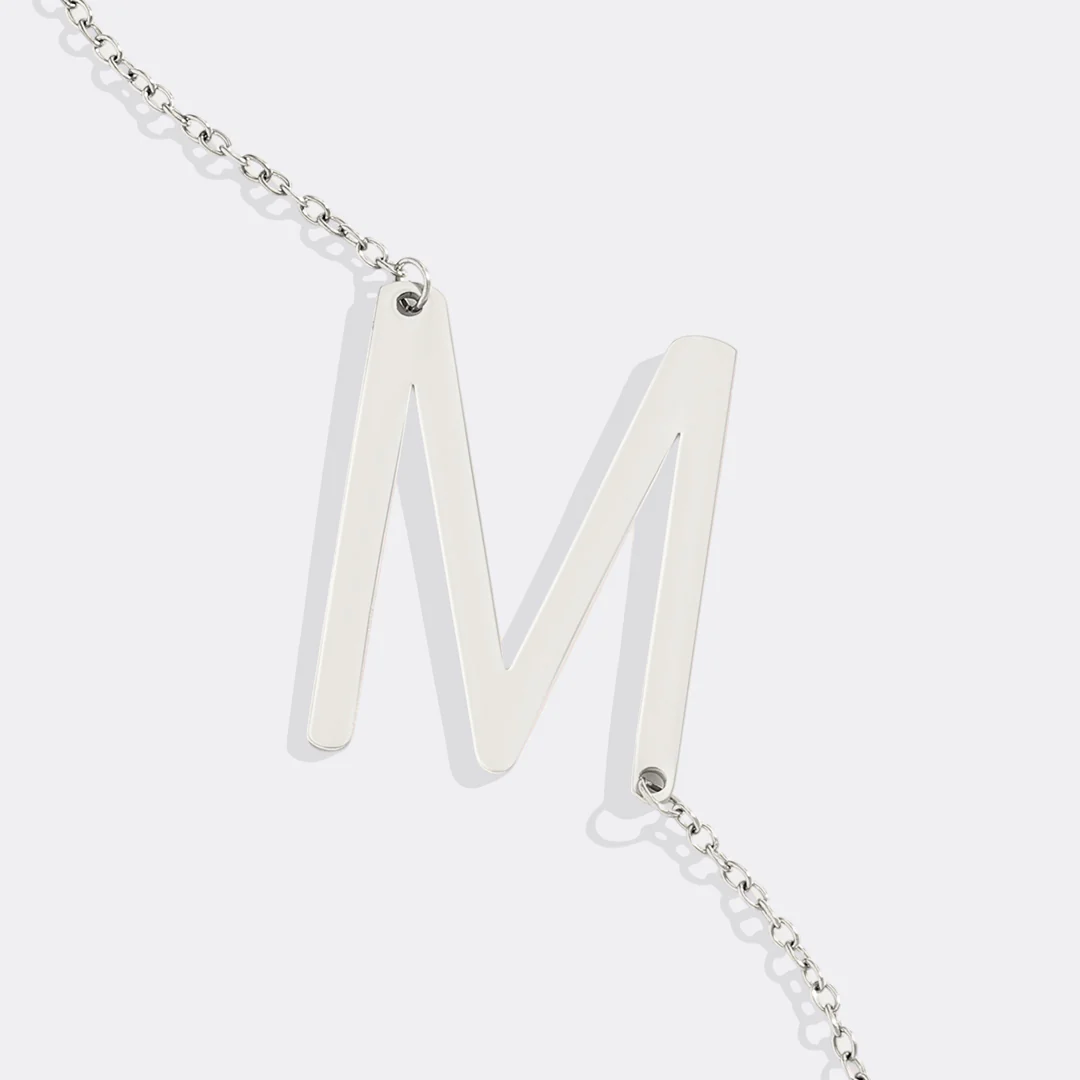 Statement Initial Necklace - Image 110