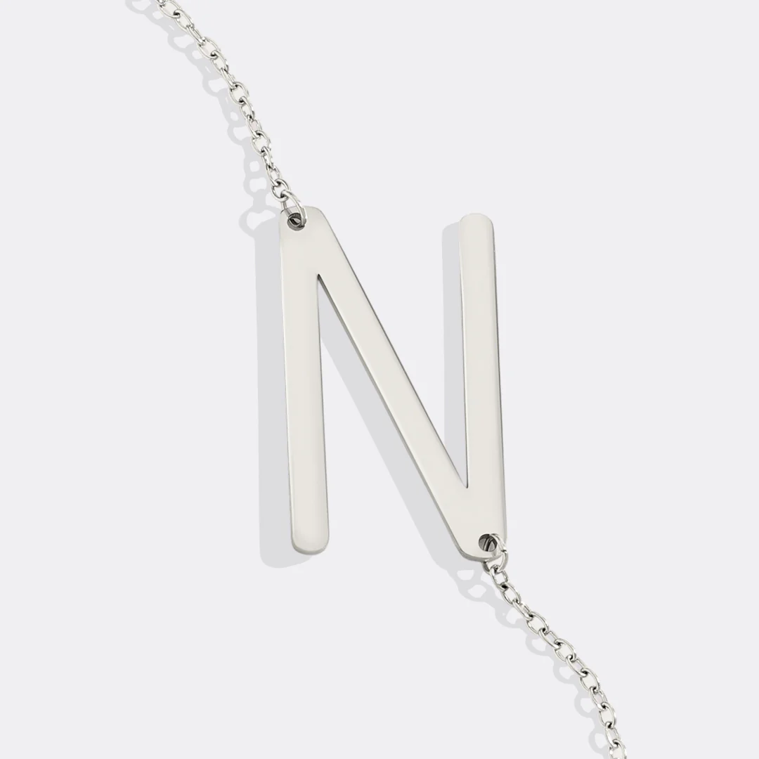 Statement Initial Necklace - Image 111