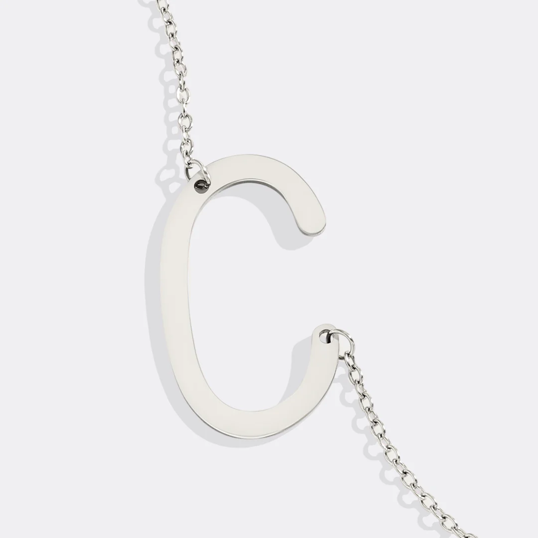 Statement Initial Necklace - Image 115