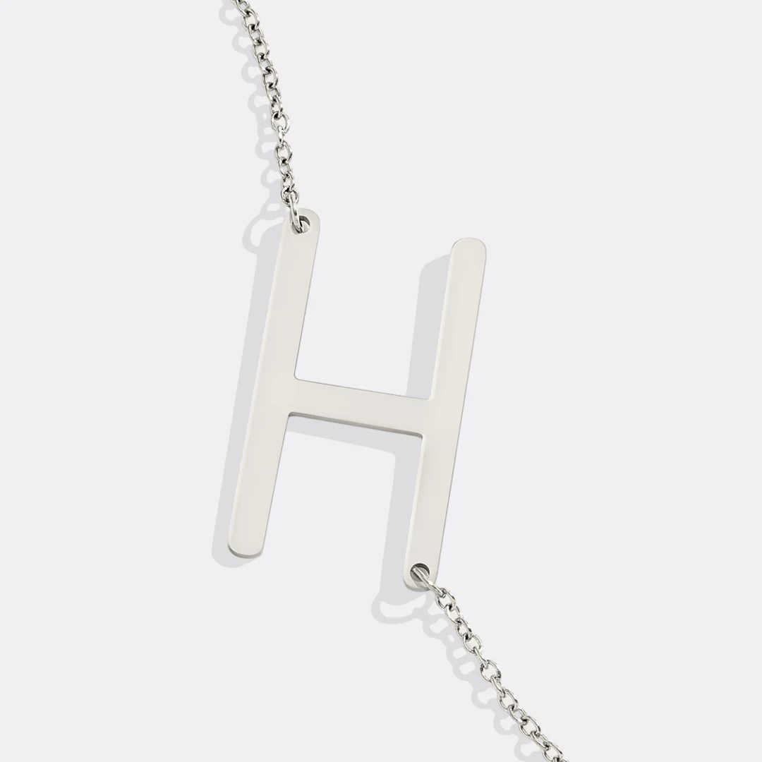 Statement Initial Necklace - Image 120