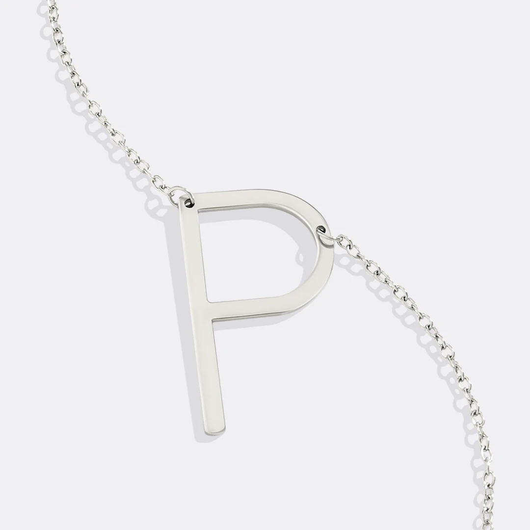 Statement Initial Necklace - Image 125