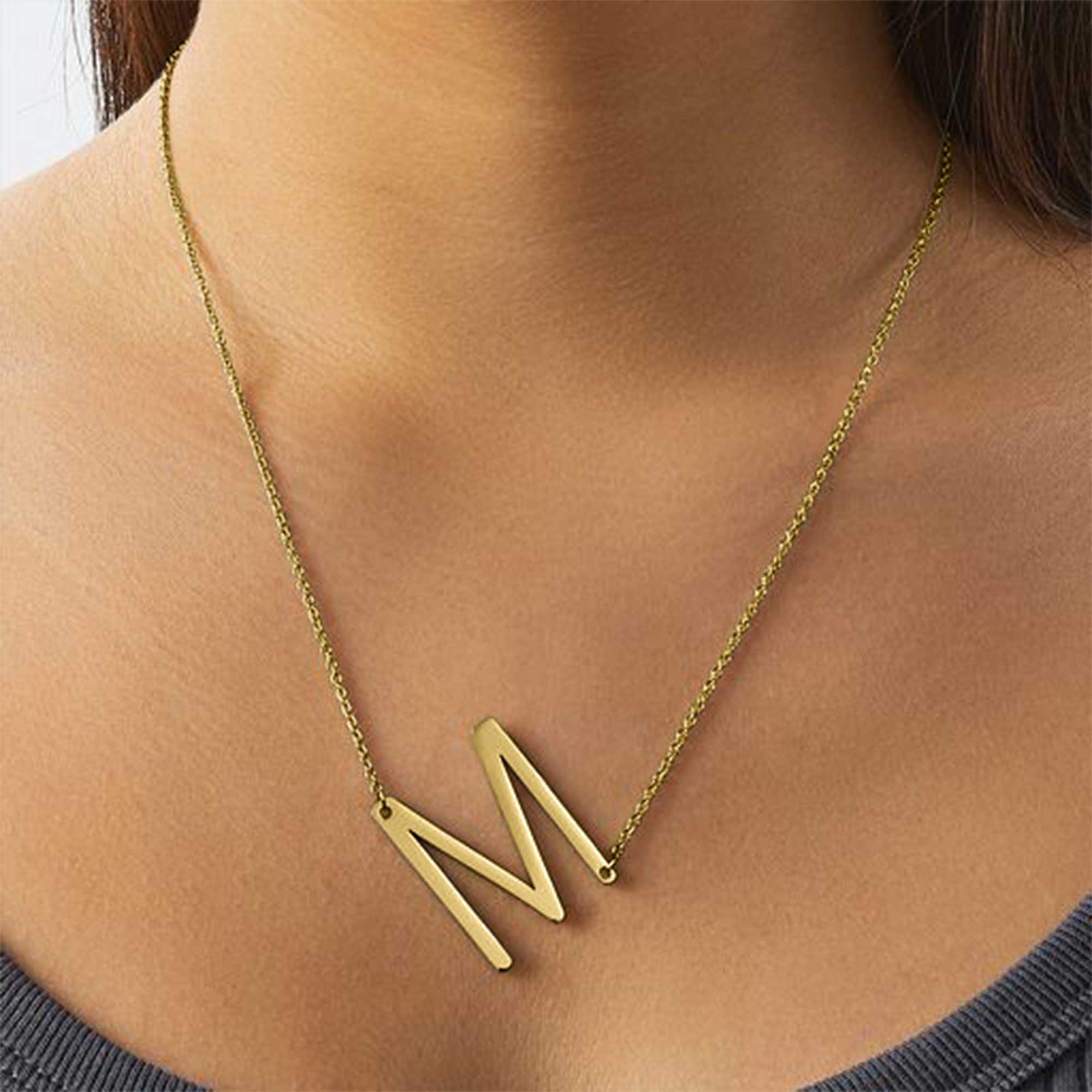 Statement Initial Necklace - Image 15