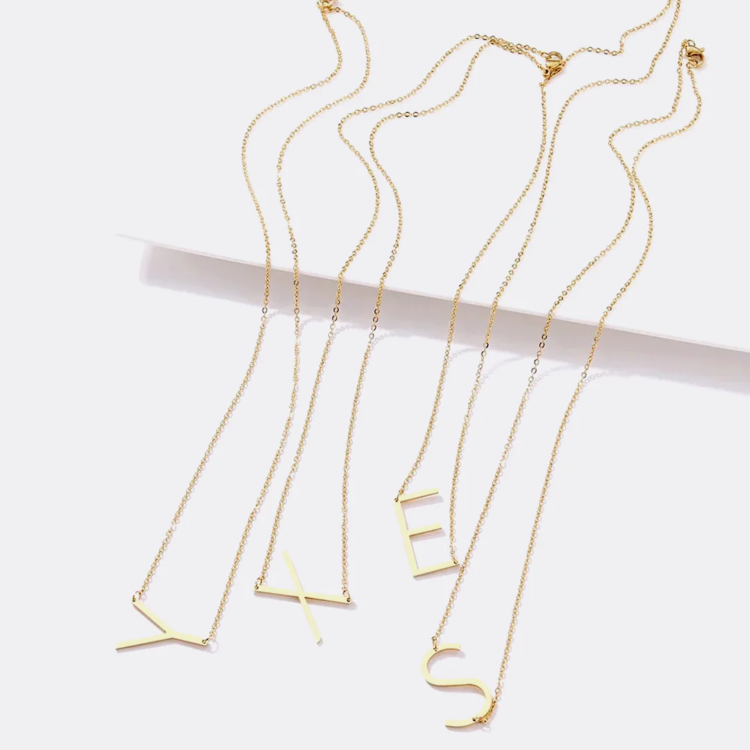 Statement Initial Necklace - Image 23