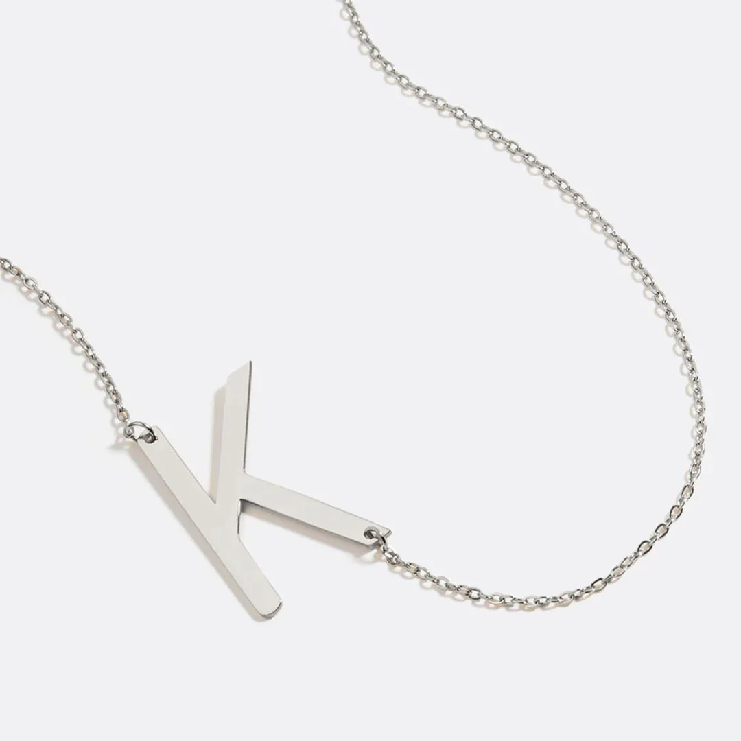 Statement Initial Necklace - Image 49