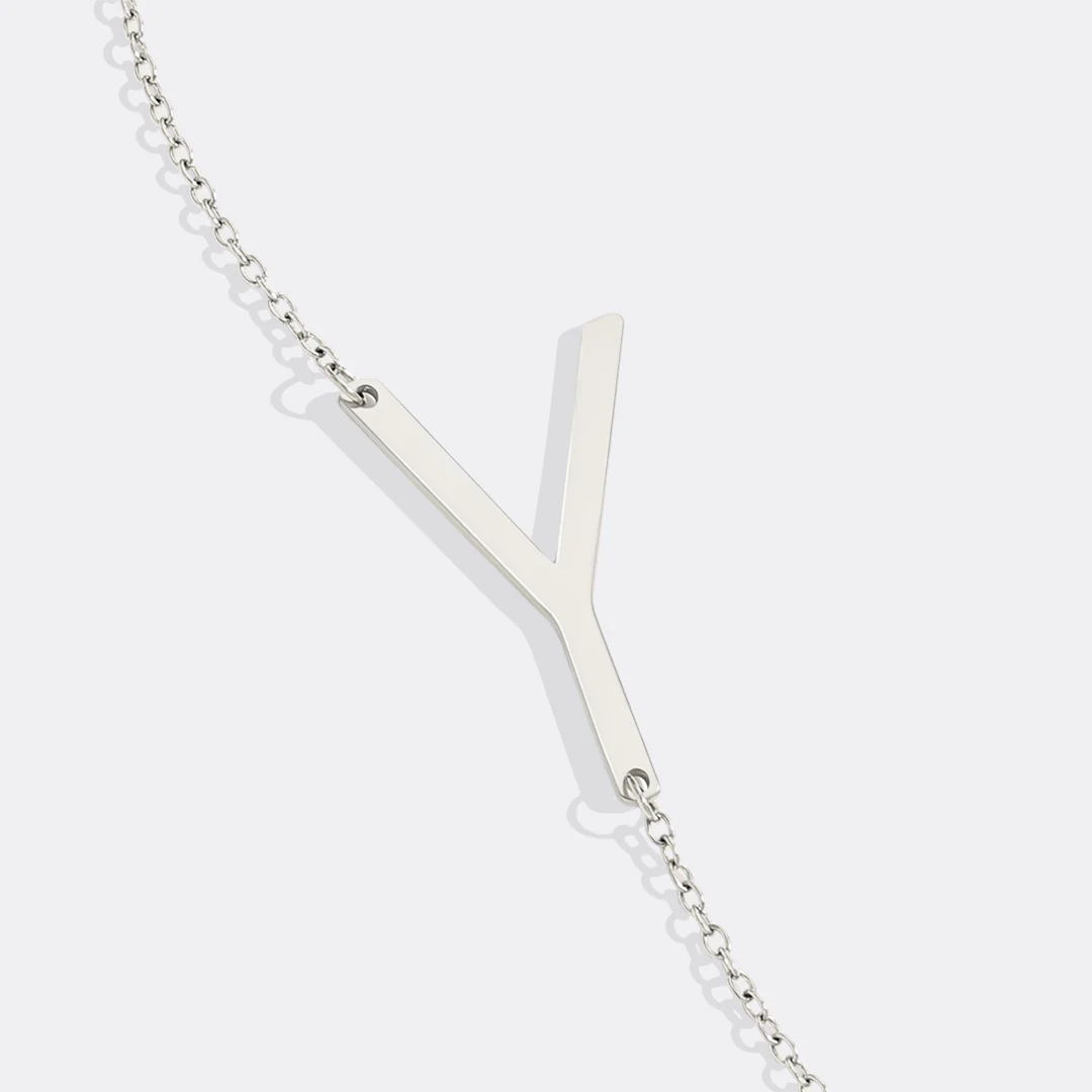 Statement Initial Necklace - Image 54