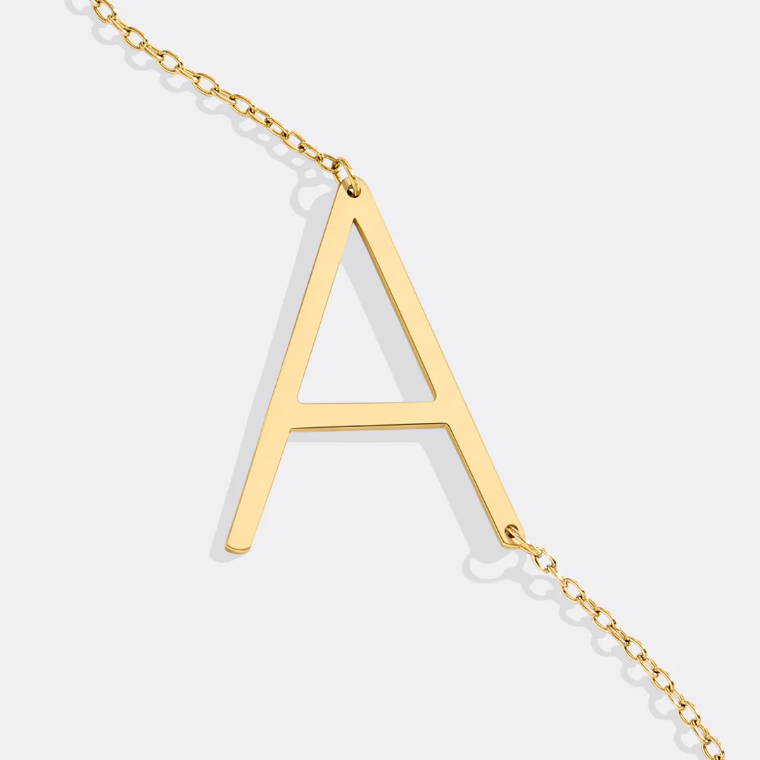 Statement Initial Necklace - Image 56