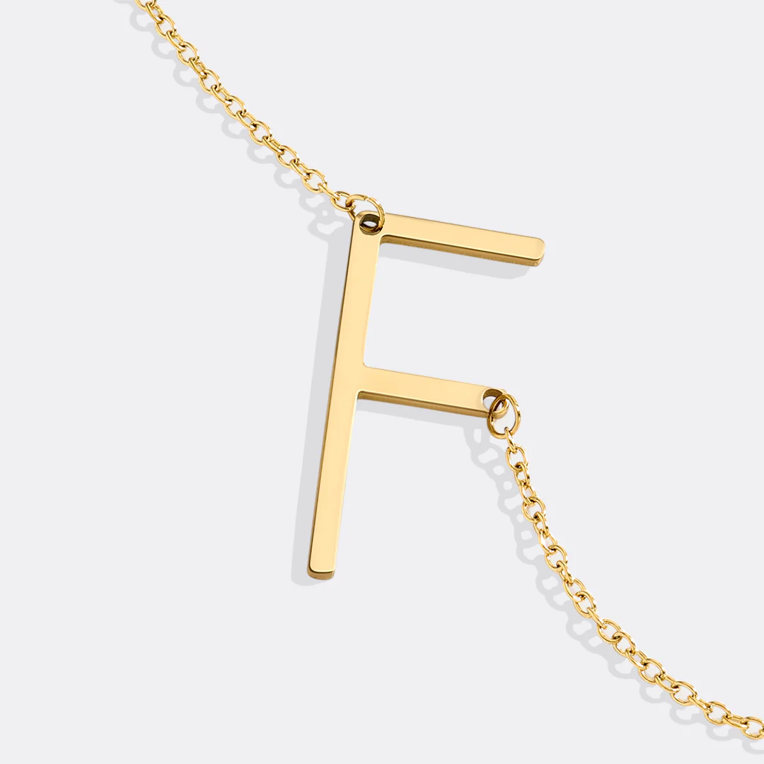 Statement Initial Necklace - Image 61