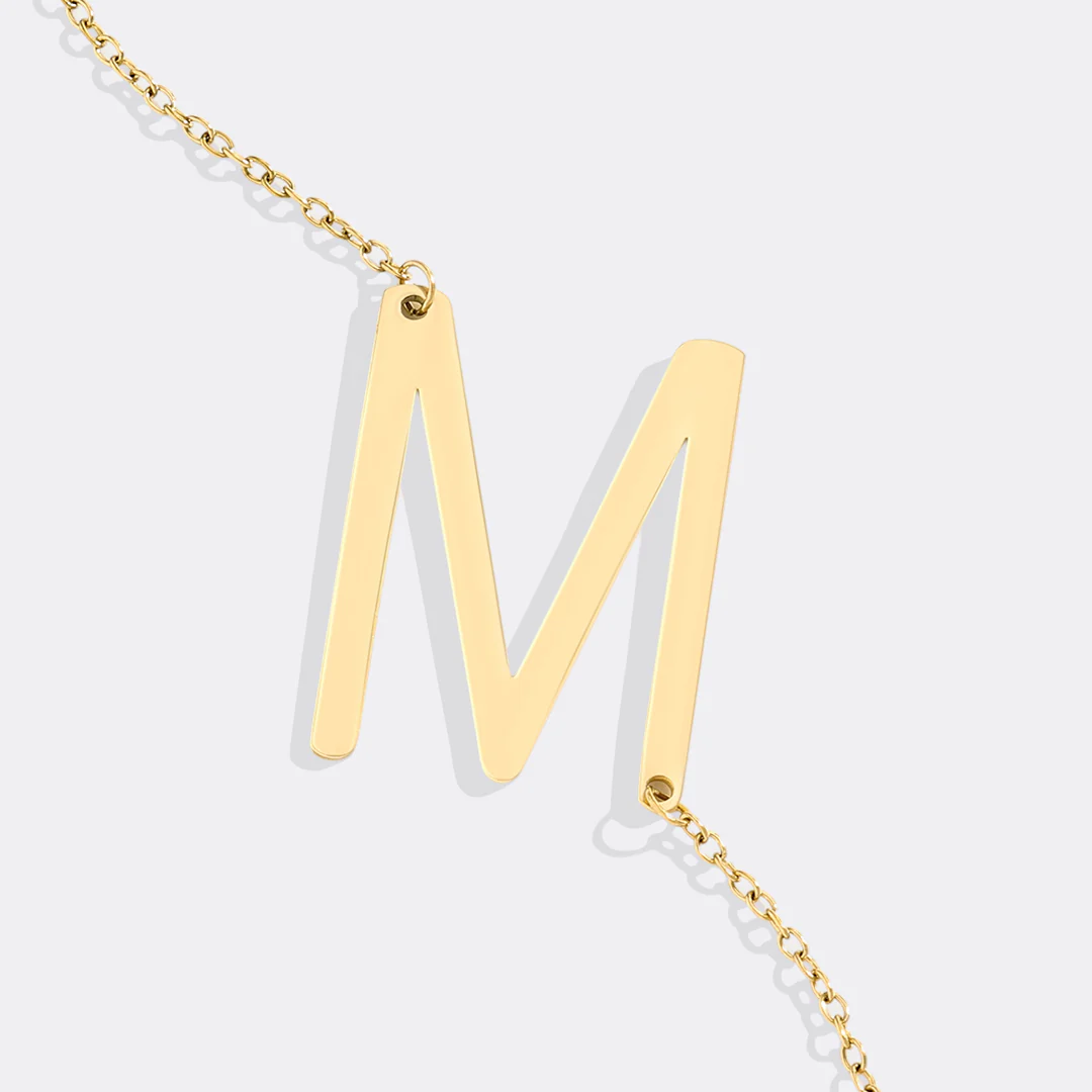 Statement Initial Necklace - Image 67