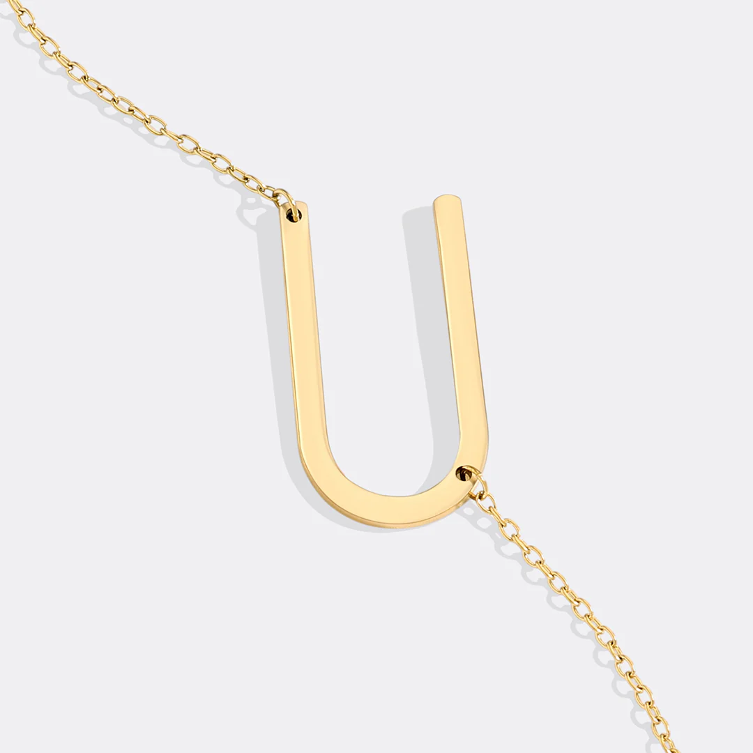 Statement Initial Necklace - Image 75