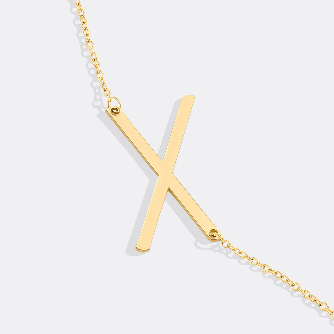 Statement Initial Necklace - Image 78